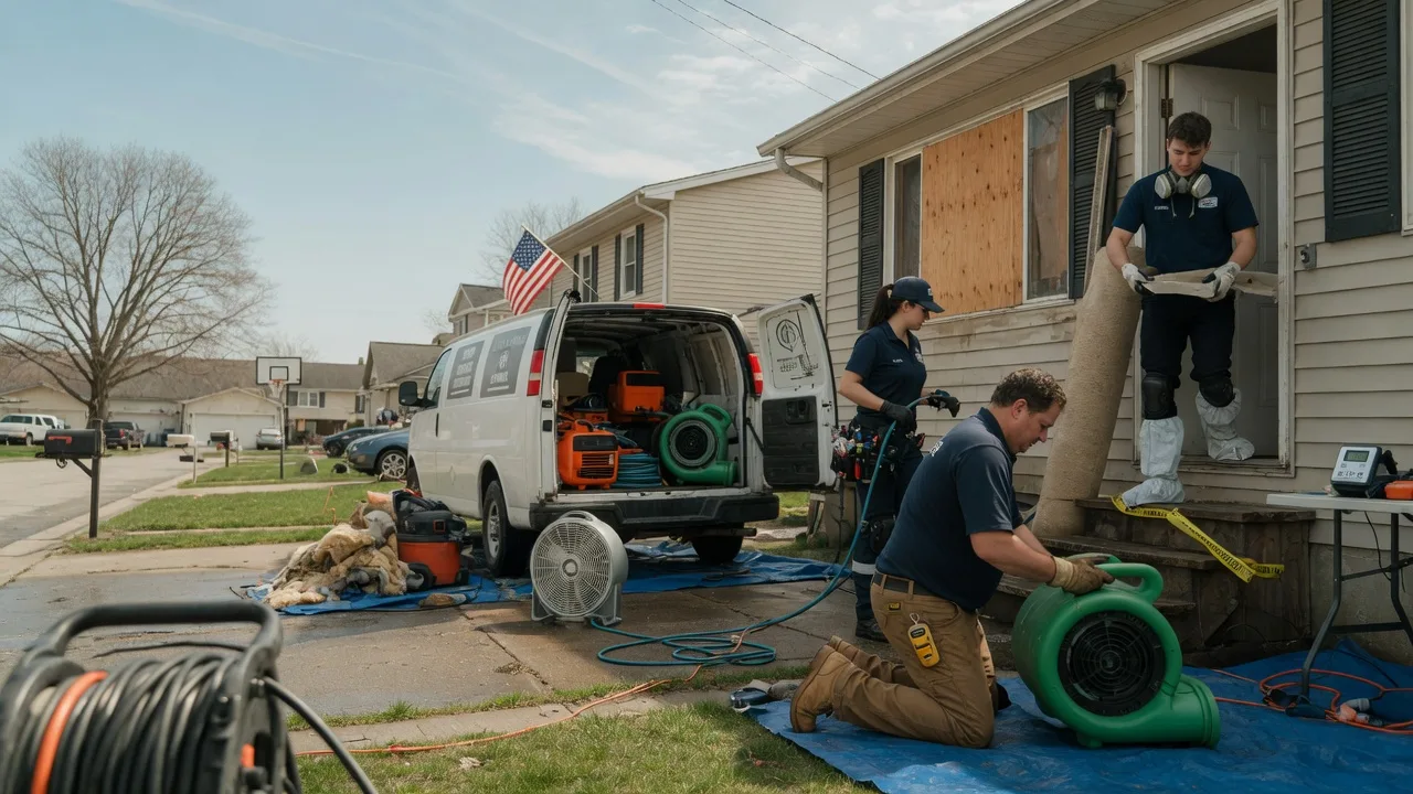Water Damage Restoration in Grandfalls, TX near me